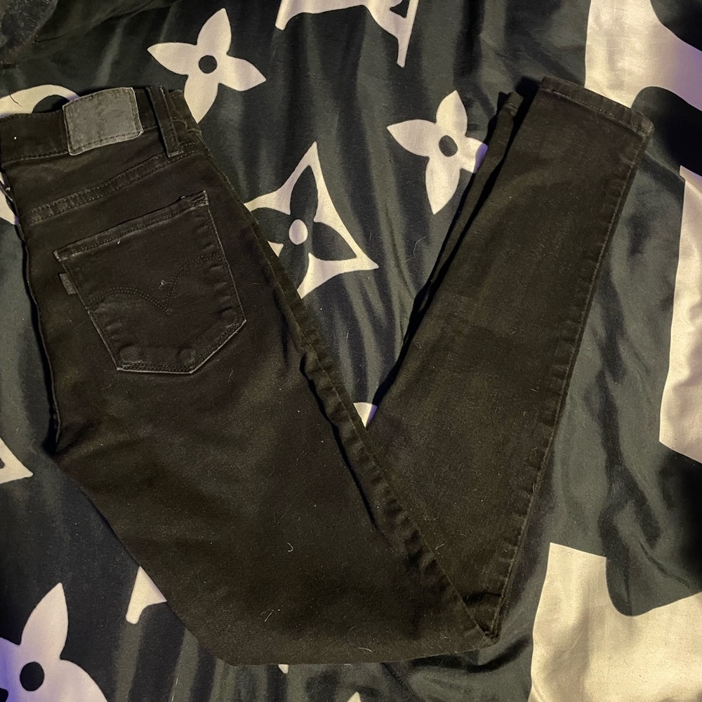 Levi's Black Skinny Jeans for Women
